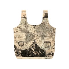 World Map - Nova Delineatio Totius Orbis Terrarum -  1659-1733 Full Print Recycle Bag (s) by ConteMonfrey