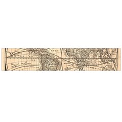 World Map - Nova Delineatio Totius Orbis Terrarum -  1659-1733 Large Premium Plush Fleece Scarf  by ConteMonfrey