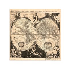 World Map - Nova Delineatio Totius Orbis Terrarum -  1659-1733 Square Satin Scarf (30  X 30 ) by ConteMonfrey