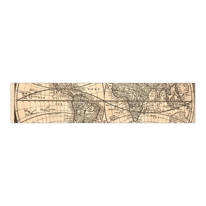 World Map - Nova delineatio totius orbis terrarum -  1659-1733 Velvet Scrunchie