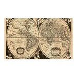 World Map - Nova delineatio totius orbis terrarum -  1659-1733 Banner and Sign 5  x 3  Front