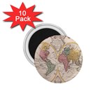 Mapa Mundi 1775 1.75  Magnets (10 pack)  Front