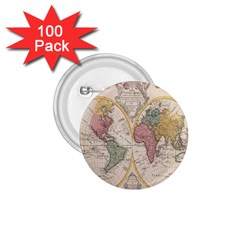 Mapa Mundi 1775 1 75  Buttons (100 Pack)  by ConteMonfrey