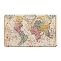 Mapa Mundi 1775 Magnet (rectangular) by ConteMonfrey