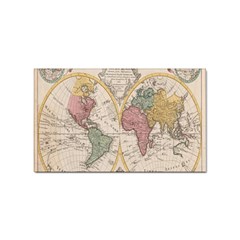 Mapa Mundi 1775 Sticker Rectangular (10 Pack) by ConteMonfrey