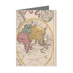 Mapa Mundi 1775 Mini Greeting Card by ConteMonfrey