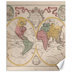 Mapa Mundi 1775 Canvas 20  X 24  by ConteMonfrey