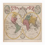 Mapa Mundi 1775 Medium Glasses Cloth (2 Sides) Front