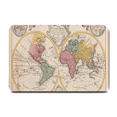 Mapa Mundi 1775 Small Doormat by ConteMonfrey