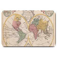 Mapa Mundi 1775 Large Doormat by ConteMonfrey