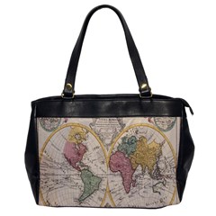 Mapa Mundi 1775 Oversize Office Handbag by ConteMonfrey