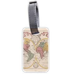 Mapa Mundi 1775 Luggage Tag (one Side) by ConteMonfrey