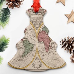 Mapa Mundi 1775 Christmas Tree Ornament (two Sides) by ConteMonfrey