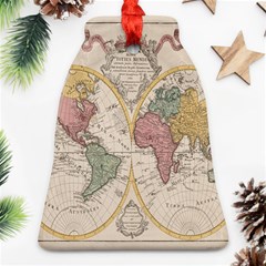 Mapa Mundi 1775 Bell Ornament (two Sides) by ConteMonfrey