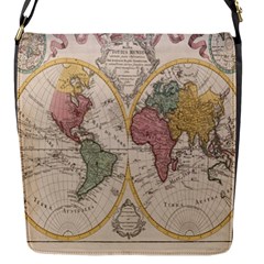 Mapa Mundi 1775 Flap Closure Messenger Bag (s) by ConteMonfrey