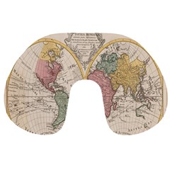 Mapa Mundi 1775 Travel Neck Pillow