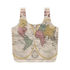 Mapa Mundi 1775 Full Print Recycle Bag (m) by ConteMonfrey