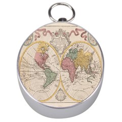 Mapa Mundi 1775 Silver Compasses by ConteMonfrey