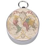 Mapa Mundi 1775 Silver Compasses Front