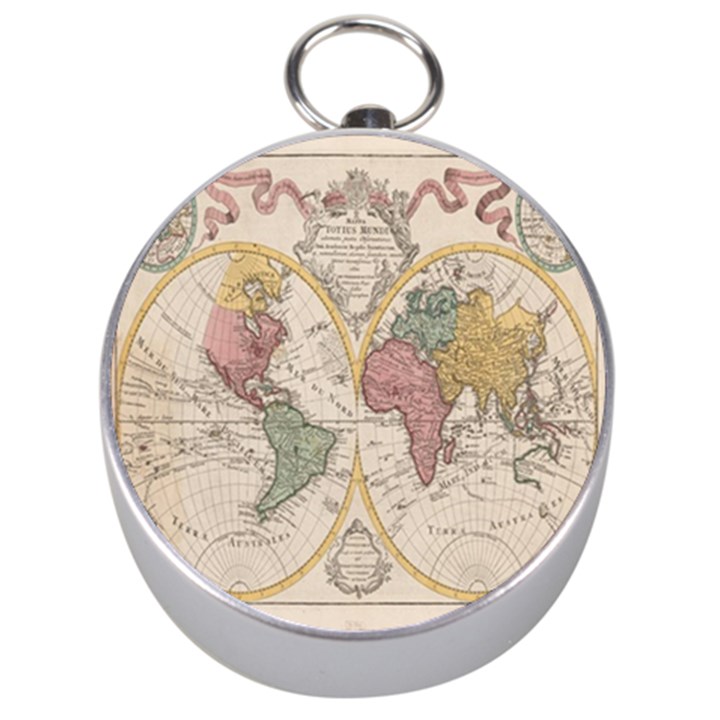 Mapa Mundi 1775 Silver Compasses