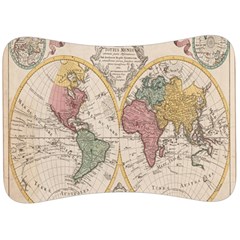 Mapa Mundi 1775 Velour Seat Head Rest Cushion by ConteMonfrey