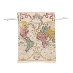 Mapa Mundi 1775 Lightweight Drawstring Pouch (l) by ConteMonfrey