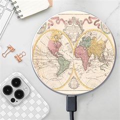 Mapa Mundi 1775 Wireless Charger by ConteMonfrey