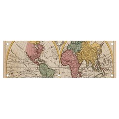 Mapa Mundi 1775 Banner And Sign 6  X 2  by ConteMonfrey