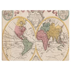 Mapa Mundi 1775 Premium Plush Fleece Blanket (extra Small)