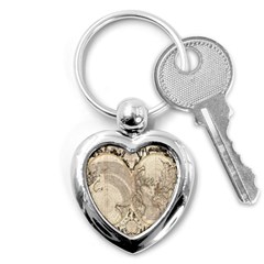 Mapa Mundi - 1774 Key Chain (heart) by ConteMonfrey