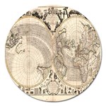 Mapa Mundi - 1774 Magnet 5  (Round) Front