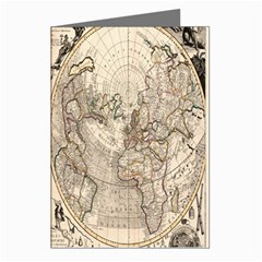 Mapa Mundi - 1774 Greeting Cards (pkg Of 8) by ConteMonfrey