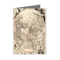 Mapa Mundi - 1774 Mini Greeting Card by ConteMonfrey