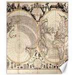 Mapa Mundi - 1774 Canvas 20  x 24  19.57 x23.15  Canvas - 1