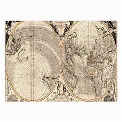 Mapa Mundi - 1774 Large Glasses Cloth by ConteMonfrey