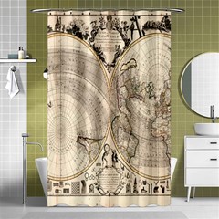 Mapa Mundi - 1774 Shower Curtain 48  X 72  (small)  by ConteMonfrey