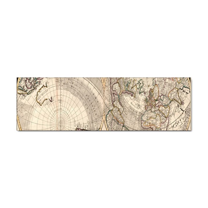 Mapa Mundi - 1774 Sticker (Bumper)