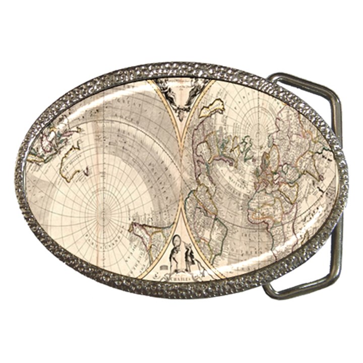 Mapa Mundi - 1774 Belt Buckles