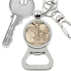 Mapa Mundi - 1774 Bottle Opener Key Chain by ConteMonfrey