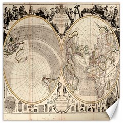 Mapa Mundi - 1774 Canvas 16  X 16  by ConteMonfrey