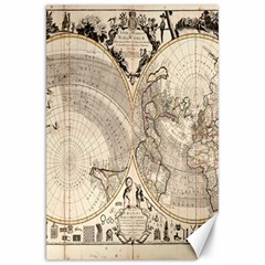 Mapa Mundi - 1774 Canvas 20  X 30  by ConteMonfrey