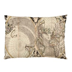 Mapa Mundi - 1774 Pillow Case by ConteMonfrey