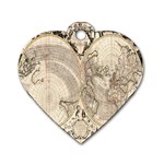 Mapa Mundi - 1774 Dog Tag Heart (Two Sides) Back