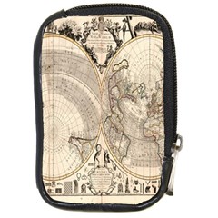 Mapa Mundi - 1774 Compact Camera Leather Case by ConteMonfrey