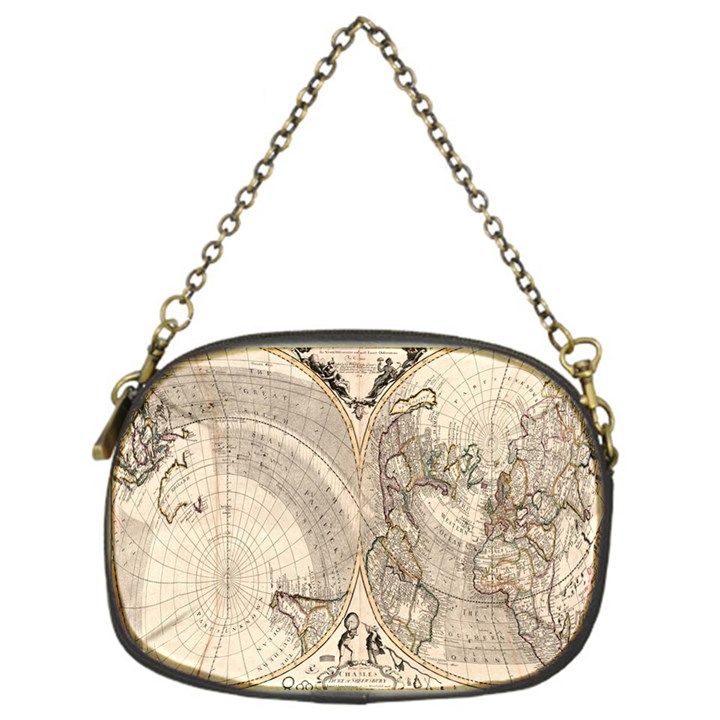 Mapa Mundi - 1774 Chain Purse (One Side)