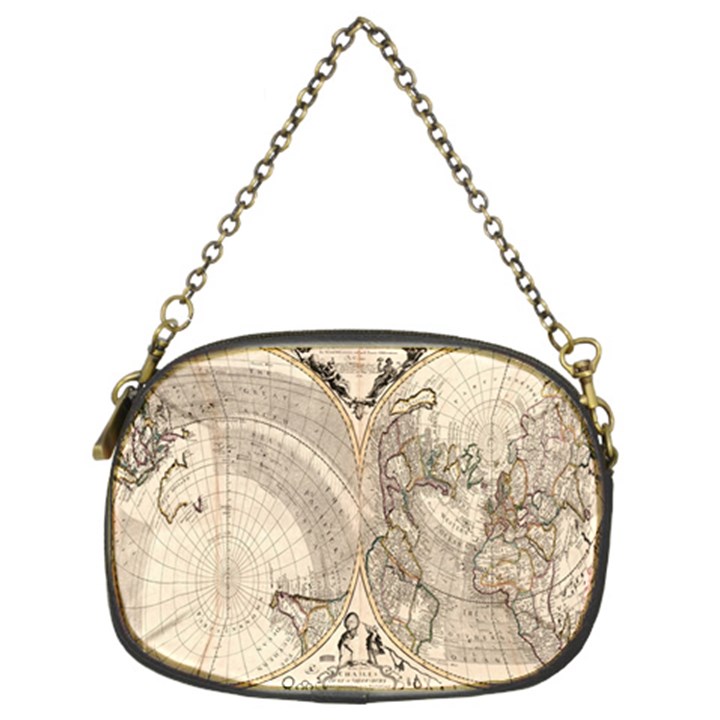 Mapa Mundi - 1774 Chain Purse (Two Sides)