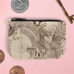 Mapa Mundi - 1774 Mini Coin Purse by ConteMonfrey