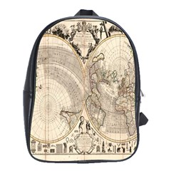 Mapa Mundi - 1774 School Bag (large) by ConteMonfrey