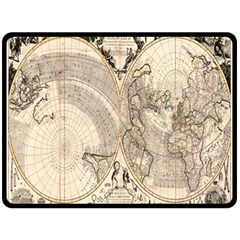 Mapa Mundi - 1774 Fleece Blanket (large) by ConteMonfrey