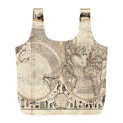 Mapa Mundi - 1774 Full Print Recycle Bag (l) by ConteMonfrey